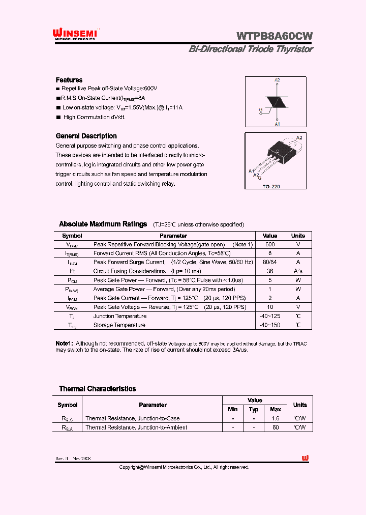 WTPB8A60CW_4389654.PDF Datasheet