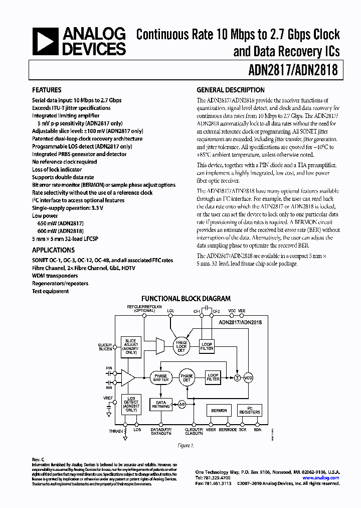ADN2818ACPZ-RL_4388853.PDF Datasheet