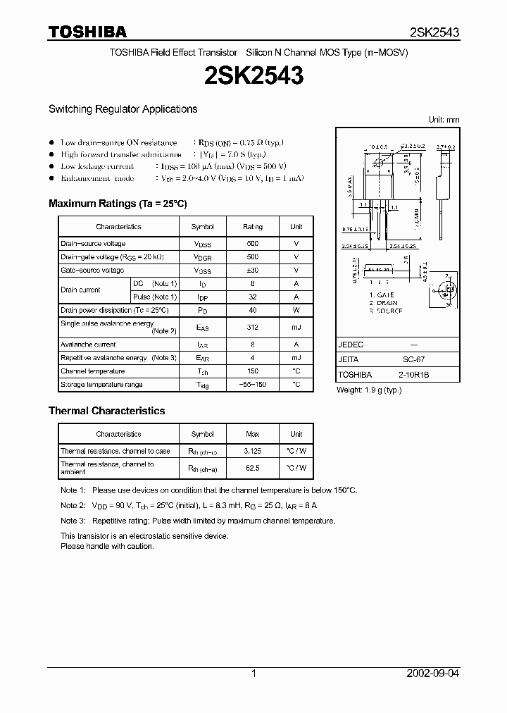 2SK2543_4391761.PDF Datasheet