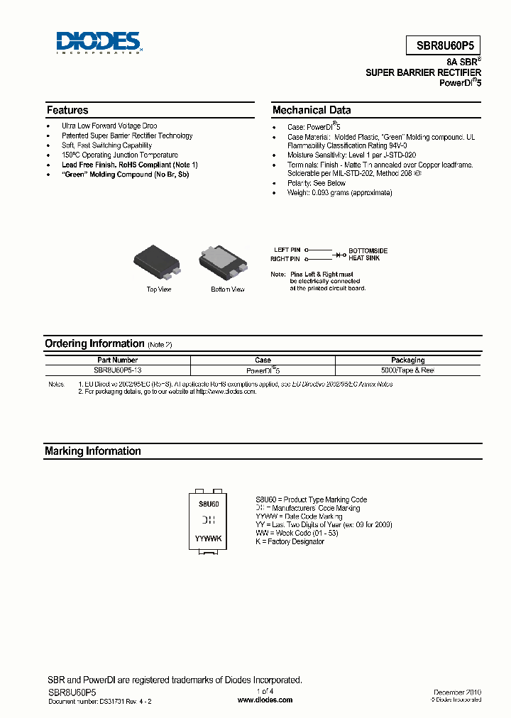 SBR8U60P5-13_4390737.PDF Datasheet