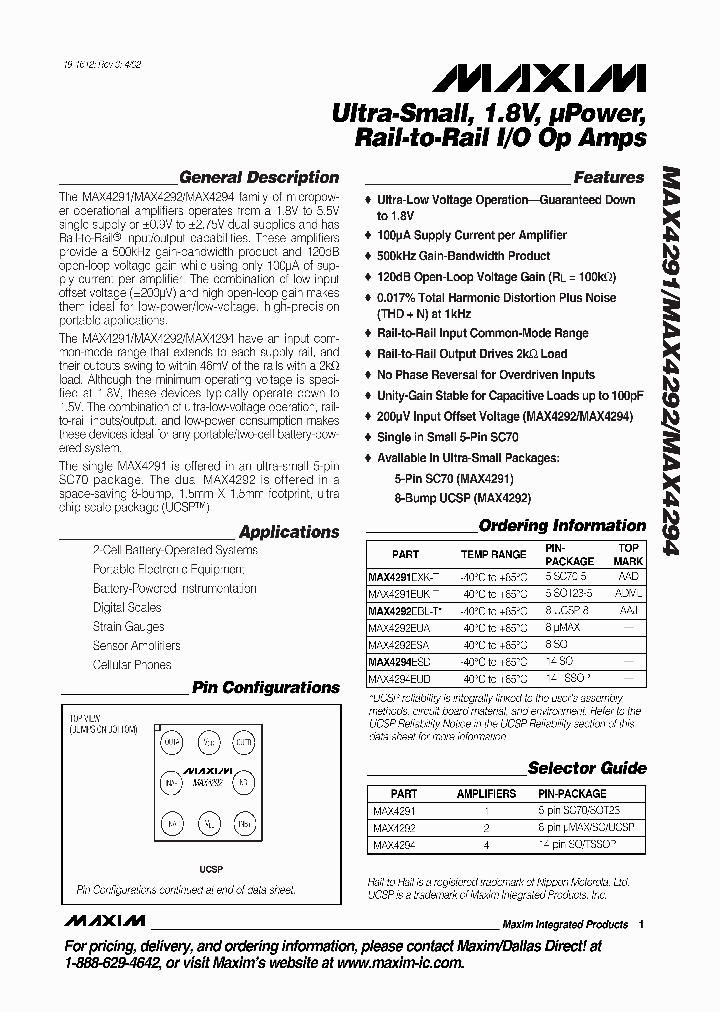 MAX4291_4392831.PDF Datasheet