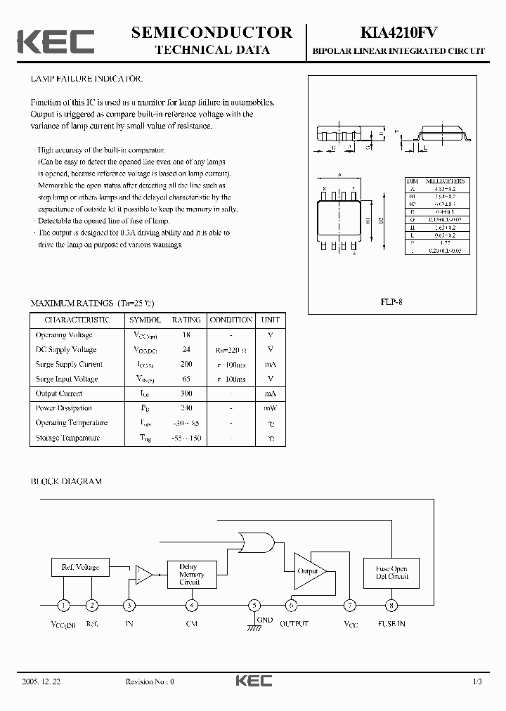 KIA4210FV_4395078.PDF Datasheet