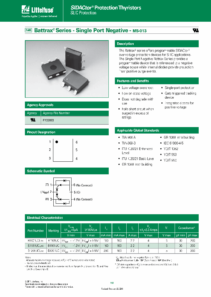 B1161UCLTP_4398339.PDF Datasheet