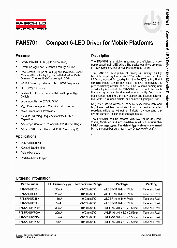 FAN5701UMP08X_4398930.PDF Datasheet