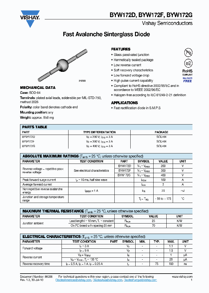 BYW172D10_4399036.PDF Datasheet