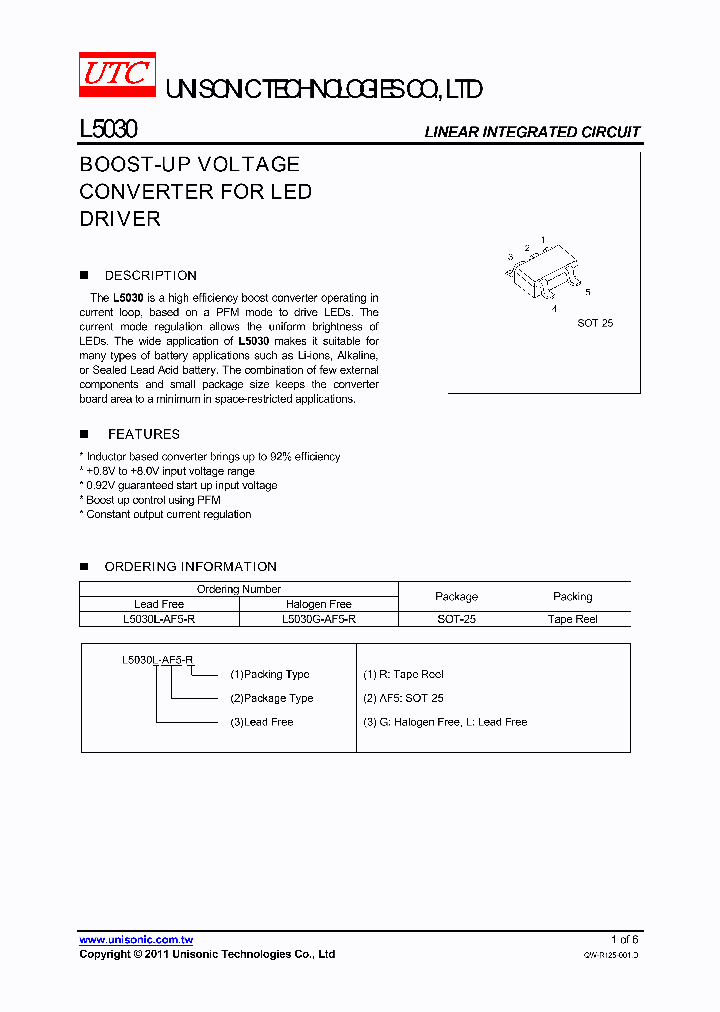 L5030G-AF5-R_4399486.PDF Datasheet
