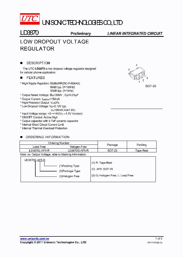 LD3870G-AF5-R_4399487.PDF Datasheet