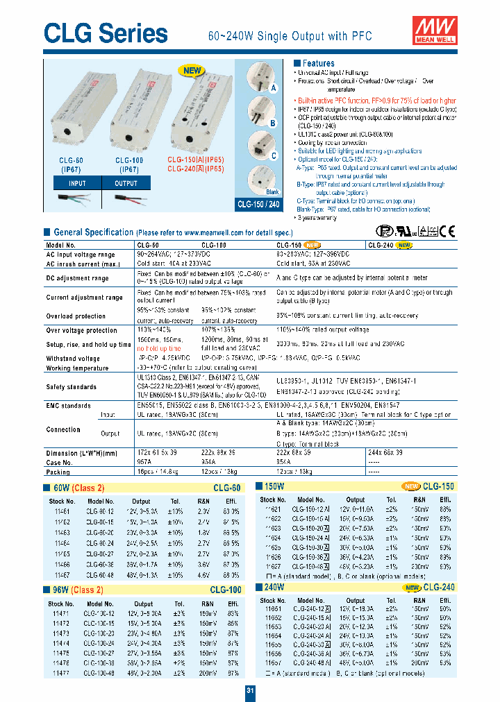 CLG-240_4400202.PDF Datasheet