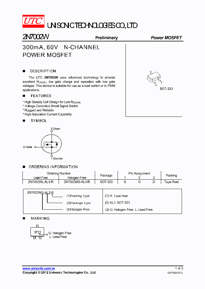 2N7002WG-AL3-R_4400865.PDF Datasheet