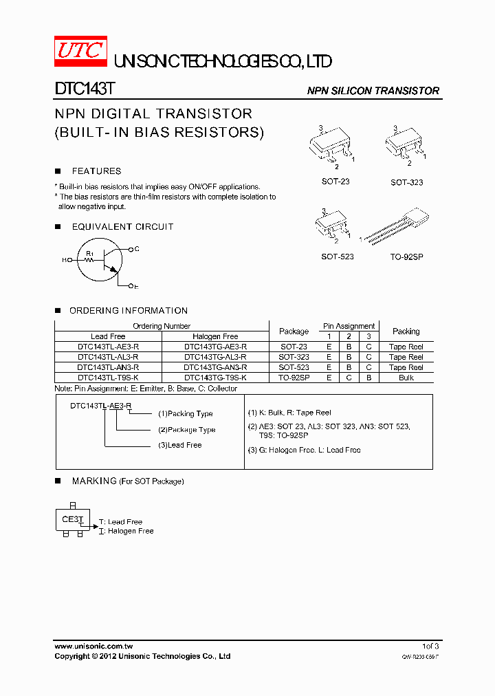 DTC143TG-AL3-R_4400868.PDF Datasheet