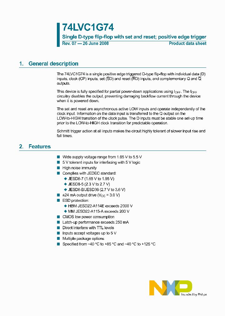 74LVC1G74GD125_4403310.PDF Datasheet