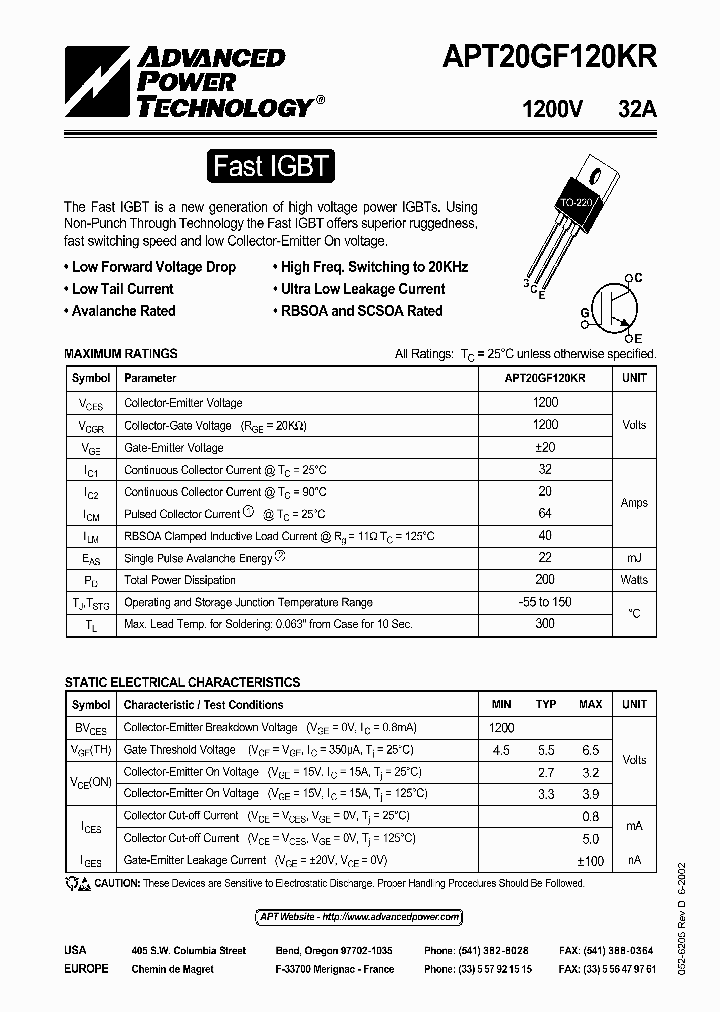 APT20GF120KRG_4405394.PDF Datasheet