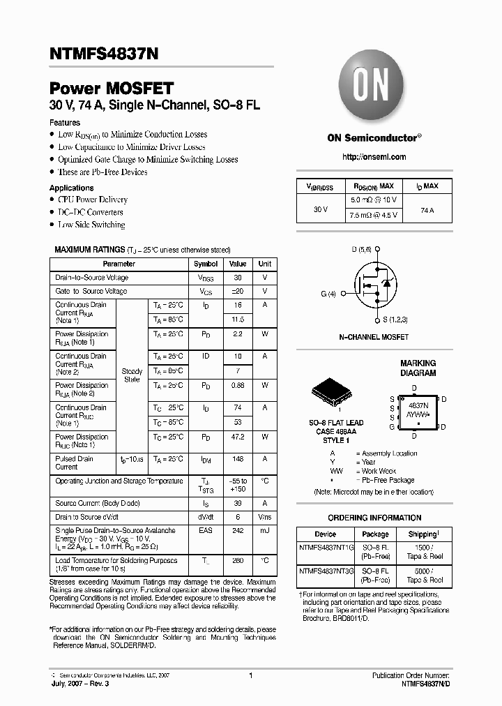 NTMFS4837NT1G_4405888.PDF Datasheet