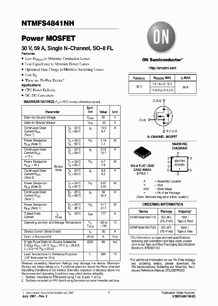 NTMFS4841NHT3G_4405722.PDF Datasheet