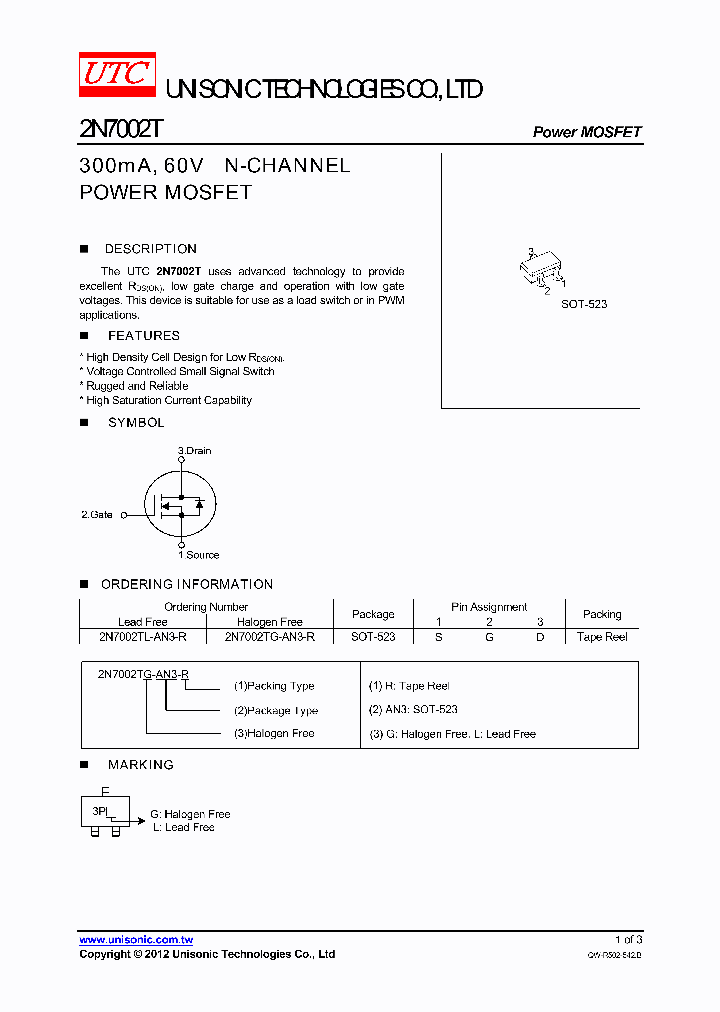 2N7002TG-AN3-R_4408495.PDF Datasheet