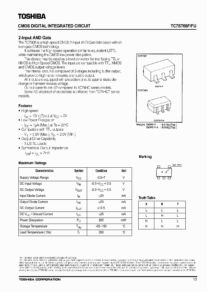 TC7ST08F_4410168.PDF Datasheet