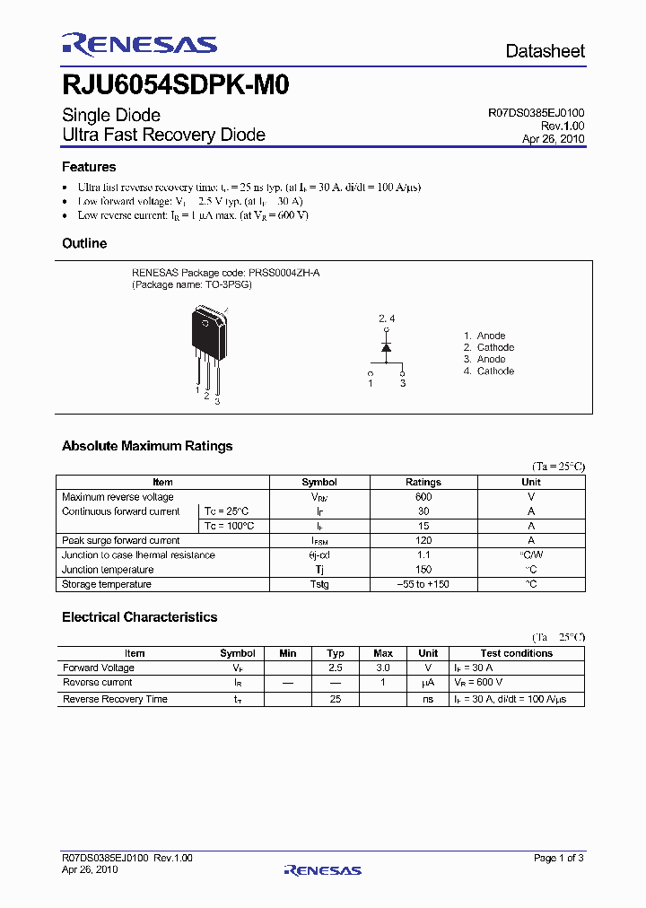 RJU6054SDPK-M0_4411241.PDF Datasheet