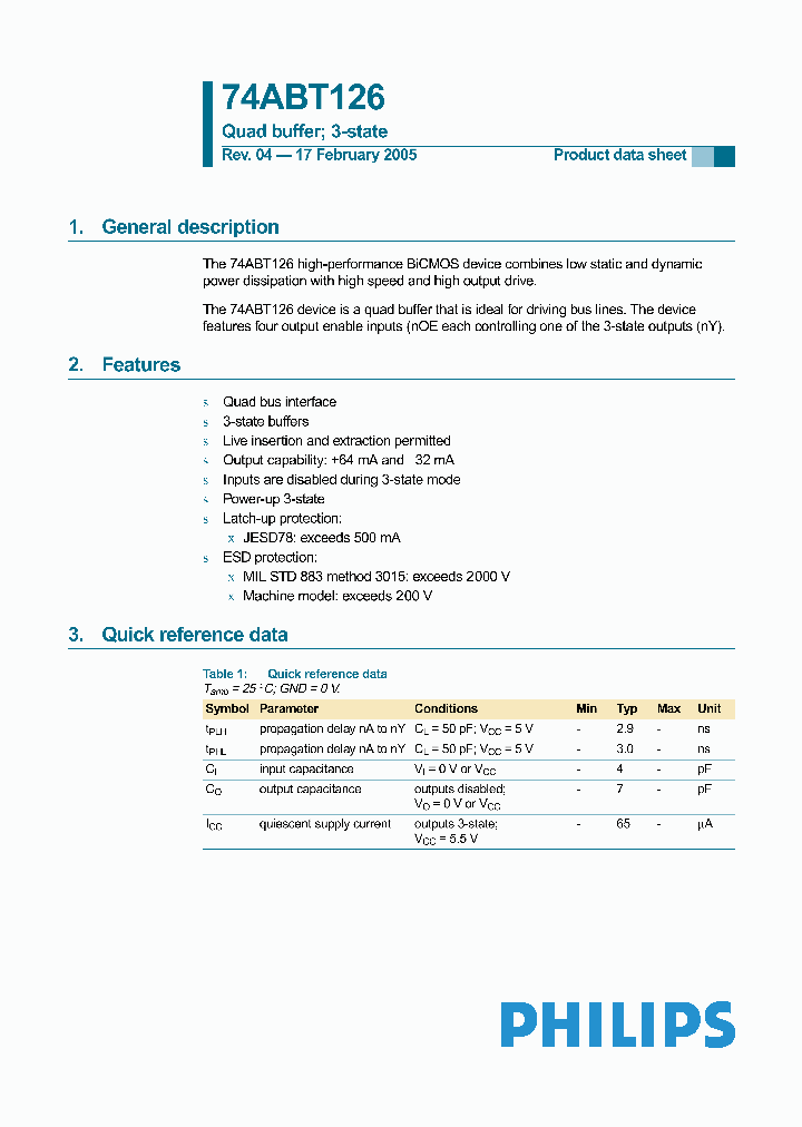 74ABT126PW_4415000.PDF Datasheet