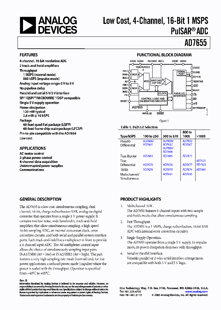 AD7655ACPZRL_4417879.PDF Datasheet