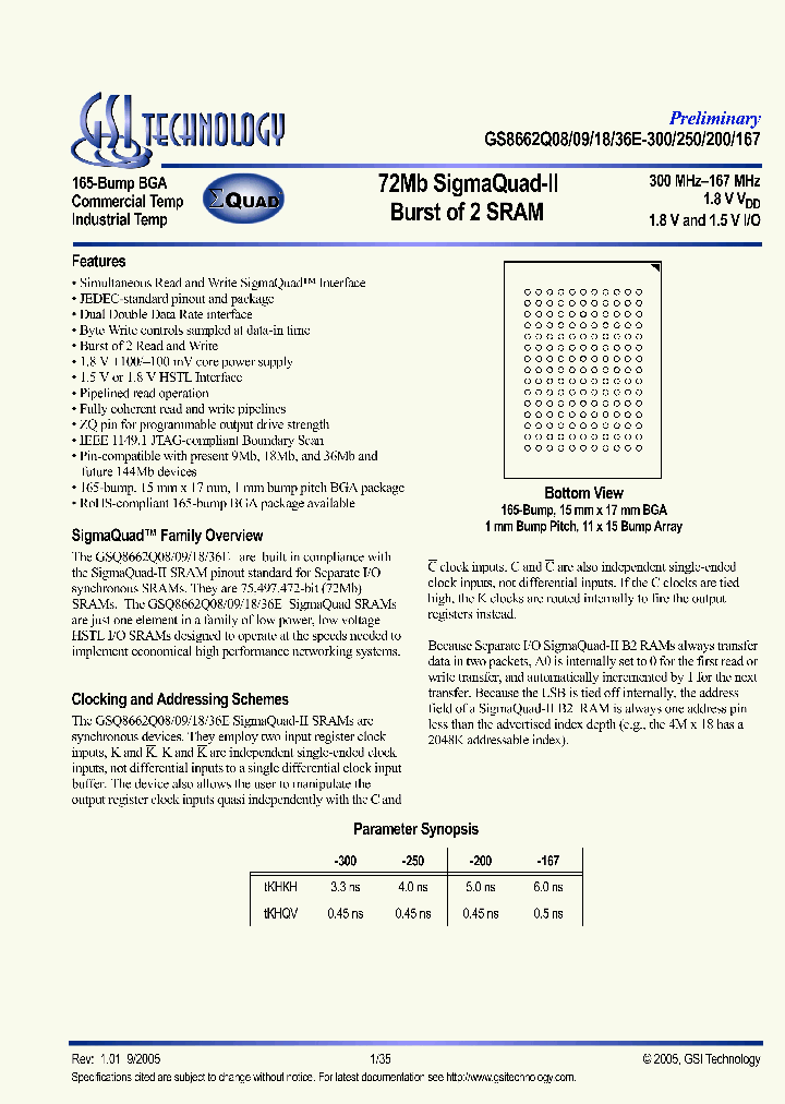 GS8662Q18GE-250I_4419097.PDF Datasheet