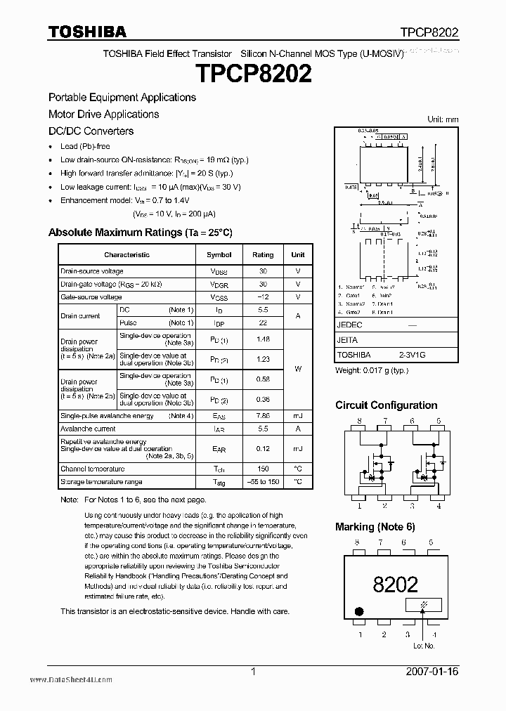 TPCP8202_4417508.PDF Datasheet
