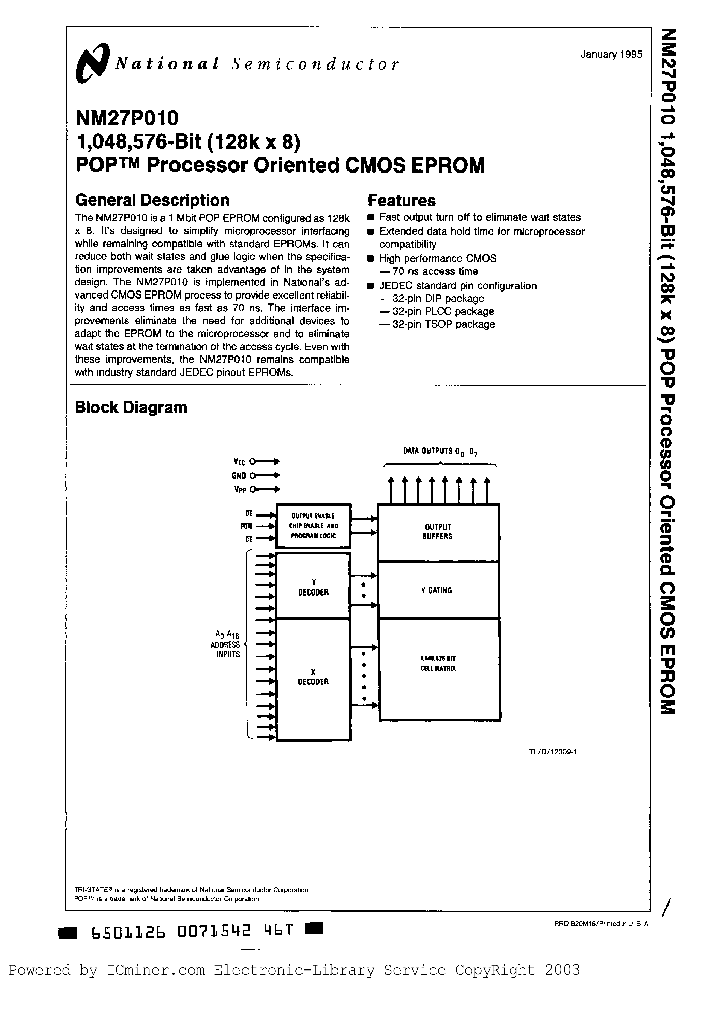 NM27P010Q90_4423475.PDF Datasheet