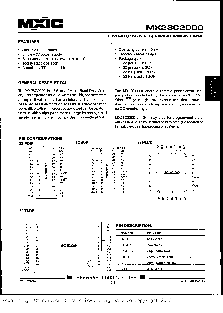 MX23C2000QC-20_4423988.PDF Datasheet