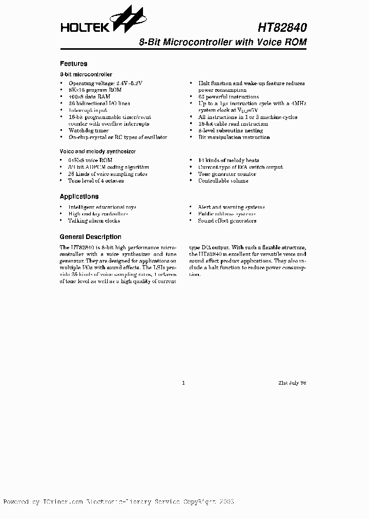 HT82840_4424416.PDF Datasheet