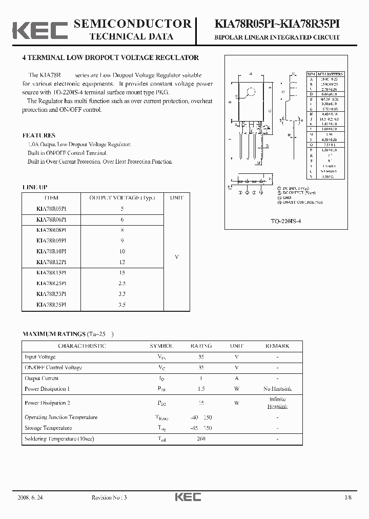 KIA78R10PI_4426520.PDF Datasheet