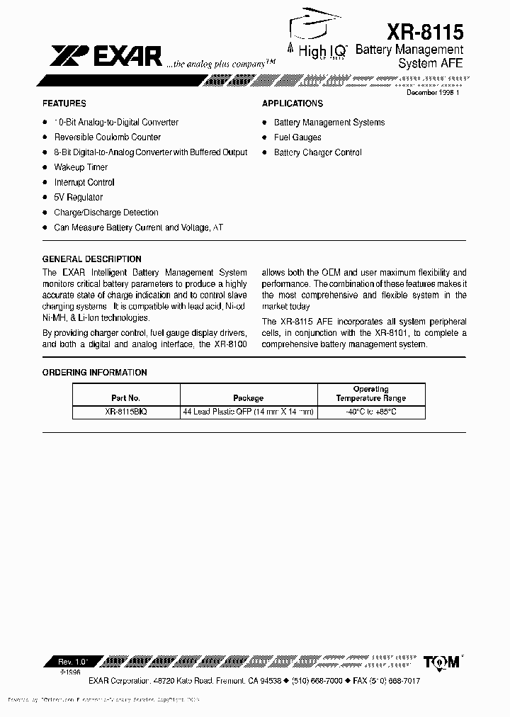 XR-8115BIQ_4436500.PDF Datasheet