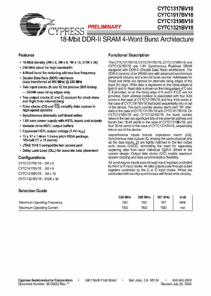 CY7C1317BV18_4437304.PDF Datasheet