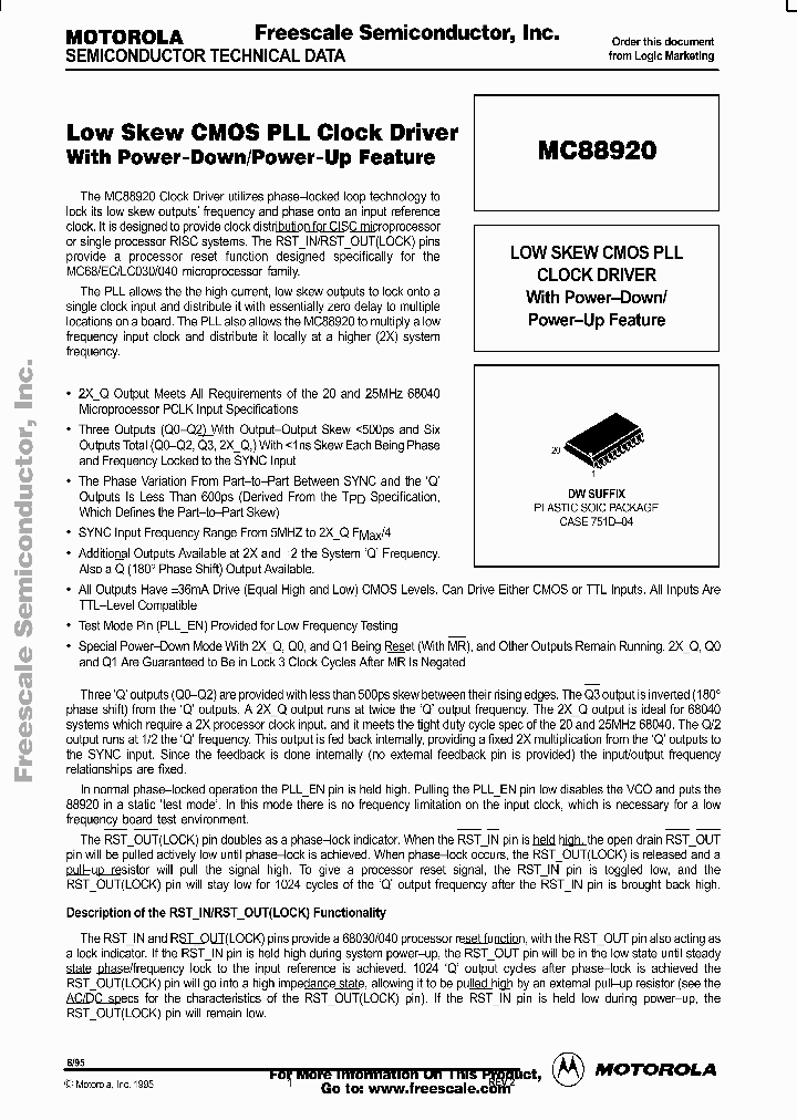 MC88920_4438932.PDF Datasheet