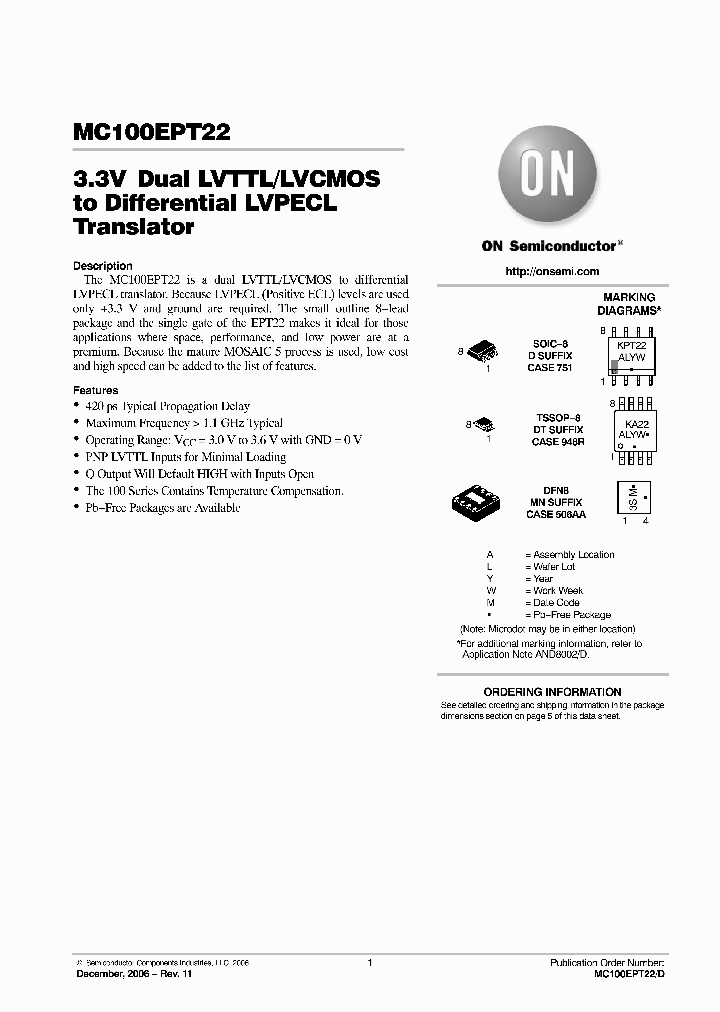 MC100EPT22DTR2G_4441285.PDF Datasheet
