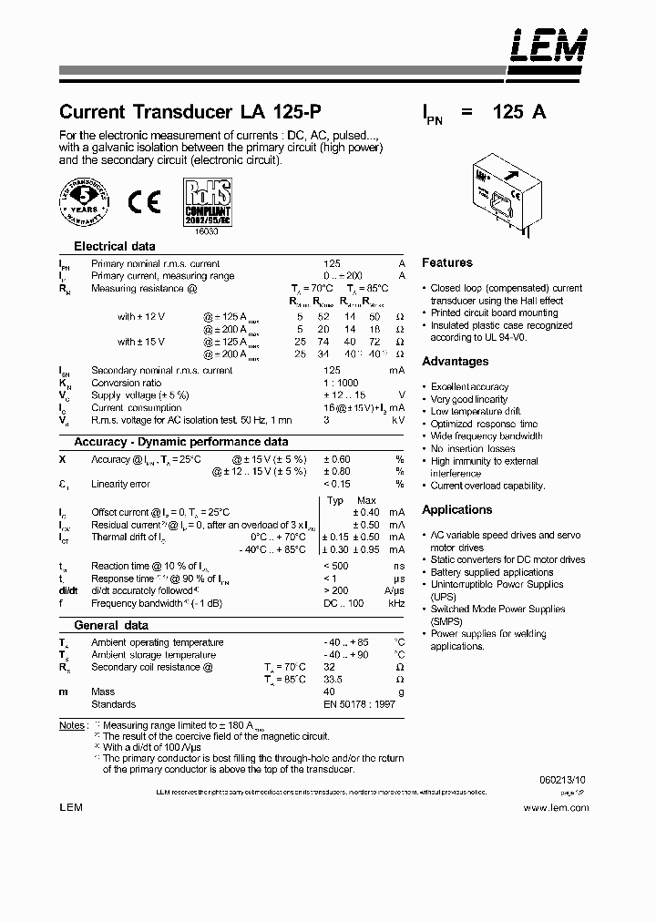 LA125-P06_4441879.PDF Datasheet