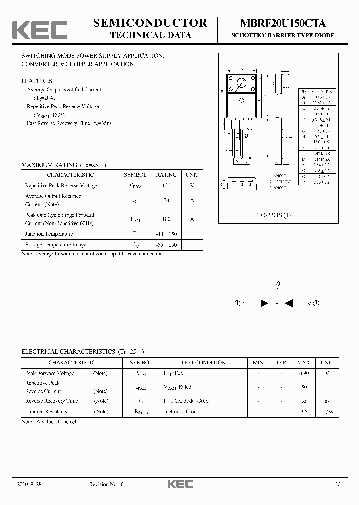 MBRF20U150CTA_4442403.PDF Datasheet