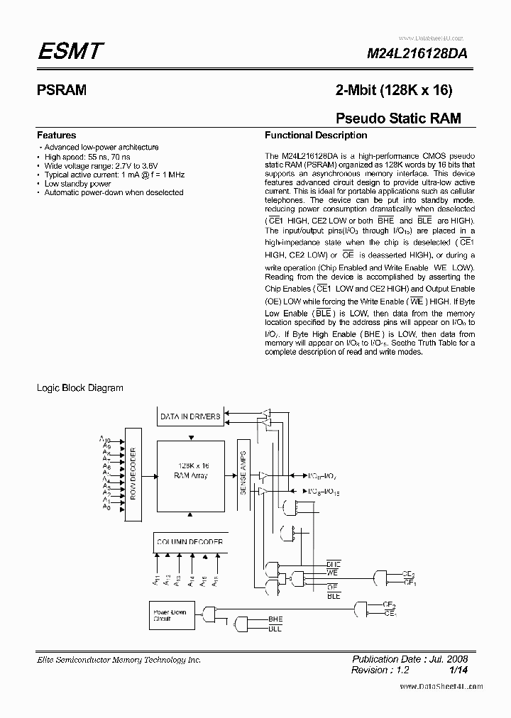 M24L216128DA_4450495.PDF Datasheet