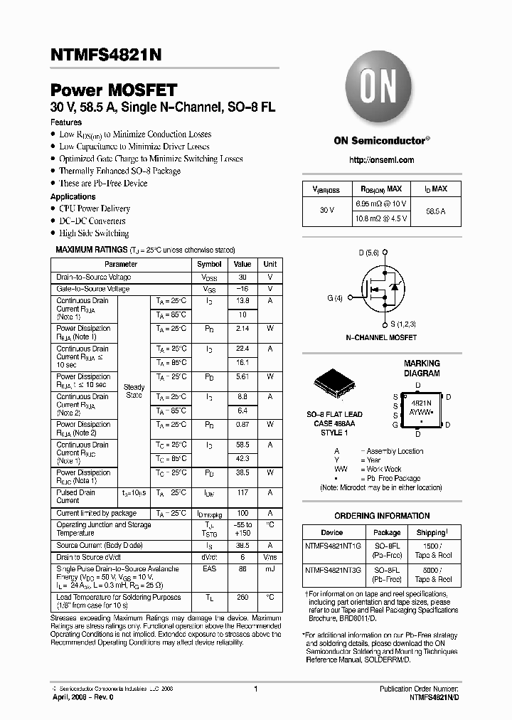 NTMFS4821NT1G_4453632.PDF Datasheet