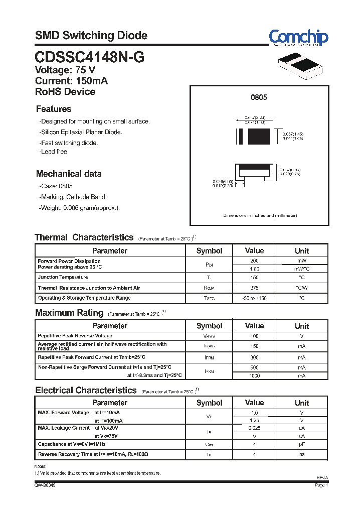 CDSSC4148N-G_4454408.PDF Datasheet