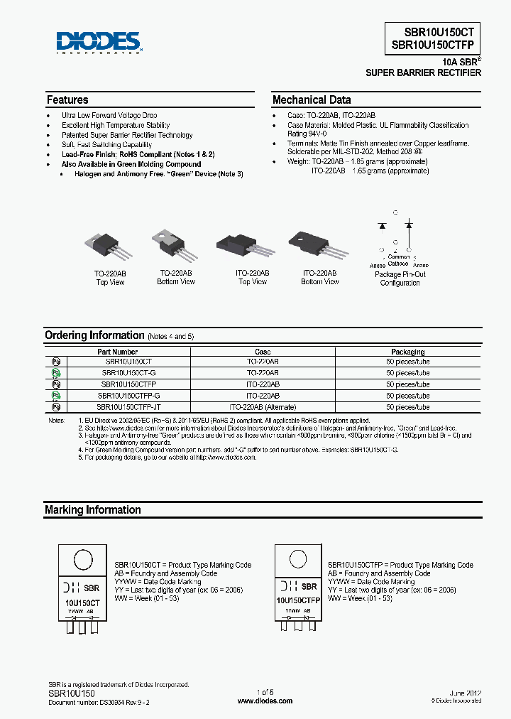 SBR10U150CTFP-JT_4455960.PDF Datasheet