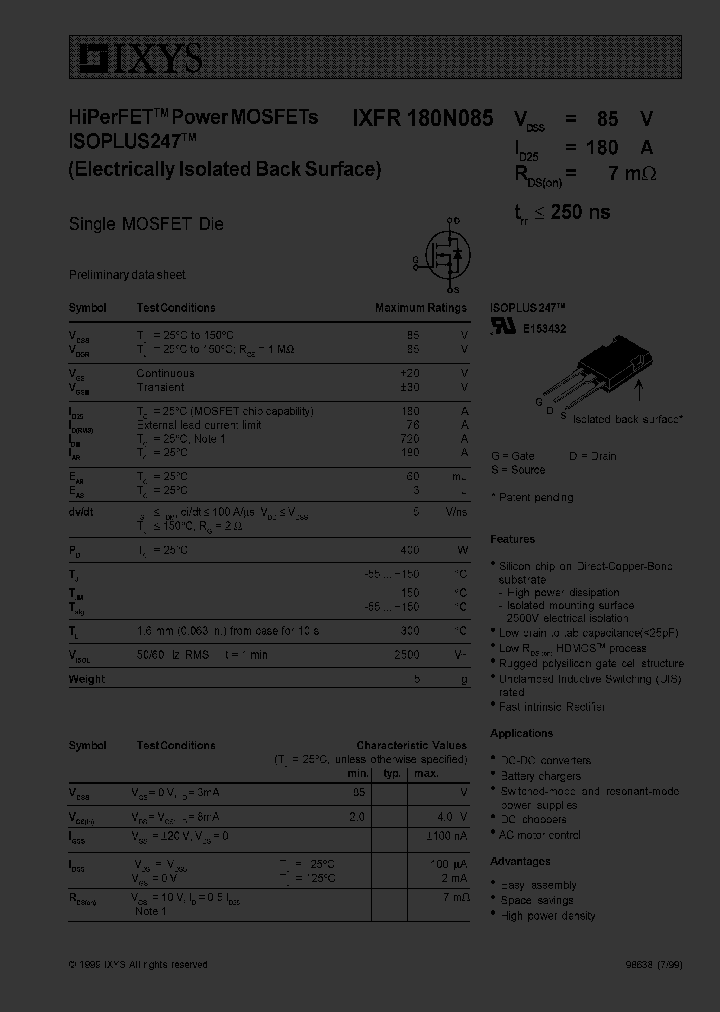 IXFR180N085_4456530.PDF Datasheet