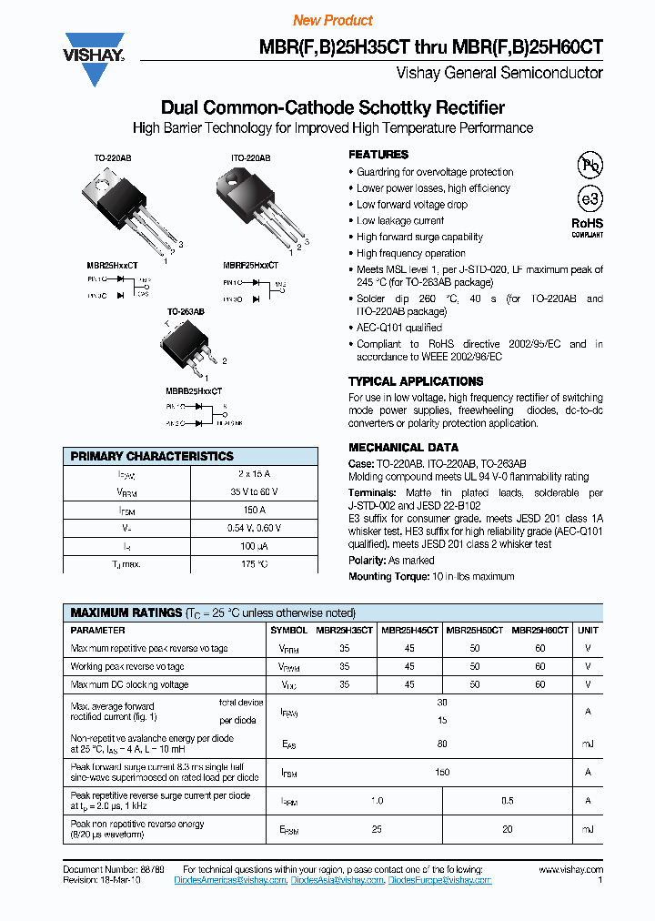 MBR25H35CT10_4456715.PDF Datasheet