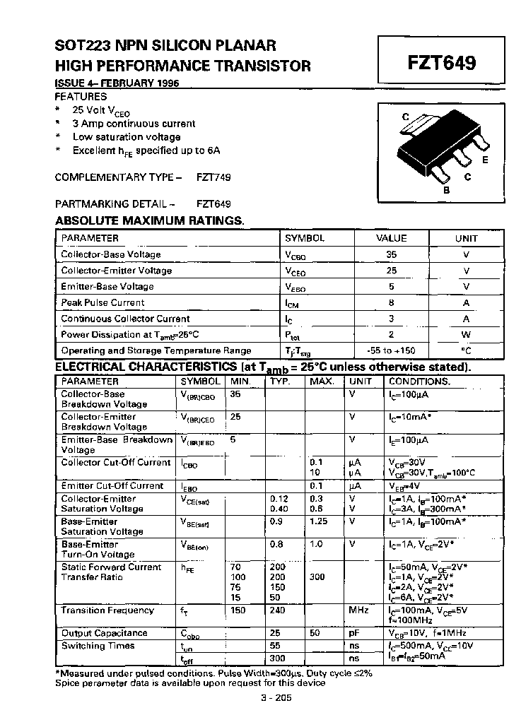 FZT649TC_4459181.PDF Datasheet