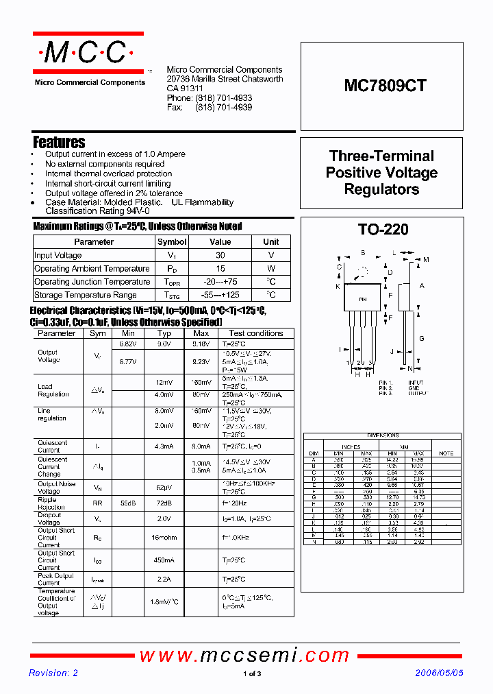 MC7809CT_4458942.PDF Datasheet