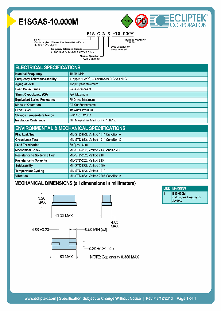 E1SGAS-10000M_4459225.PDF Datasheet