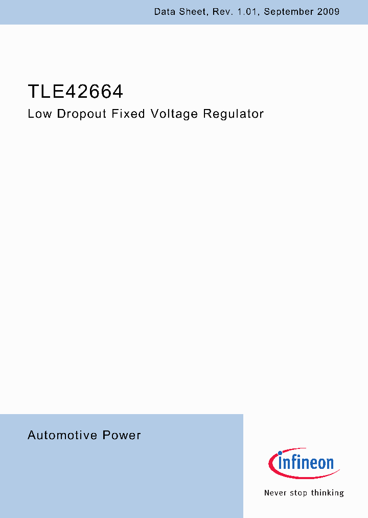TLE42664_4461410.PDF Datasheet
