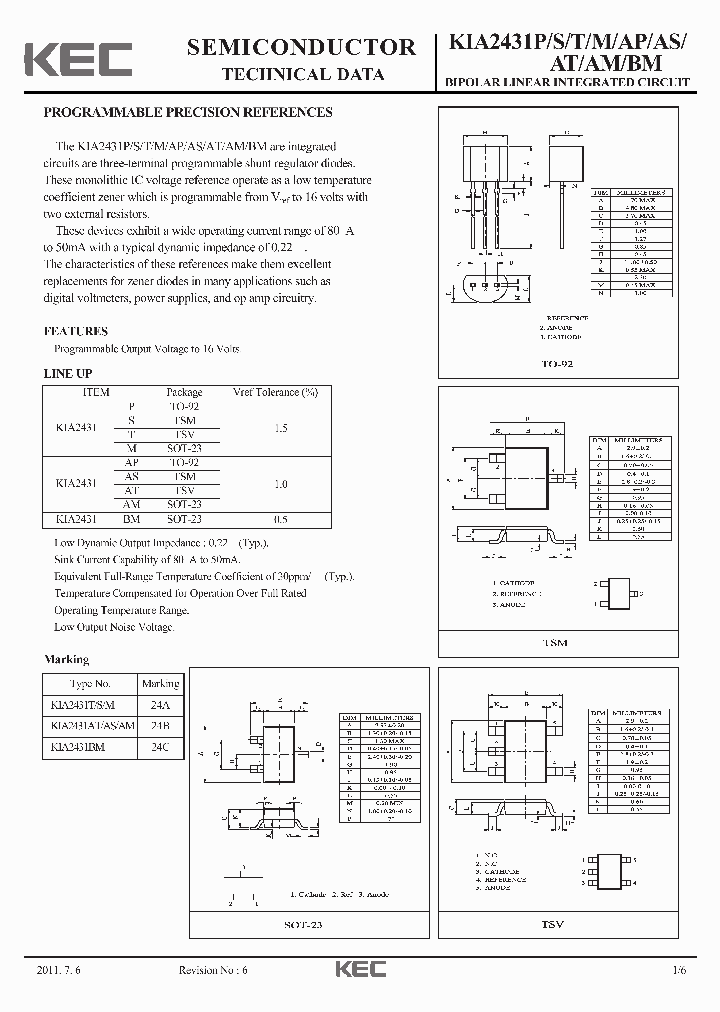 KIA2431AM_4462389.PDF Datasheet