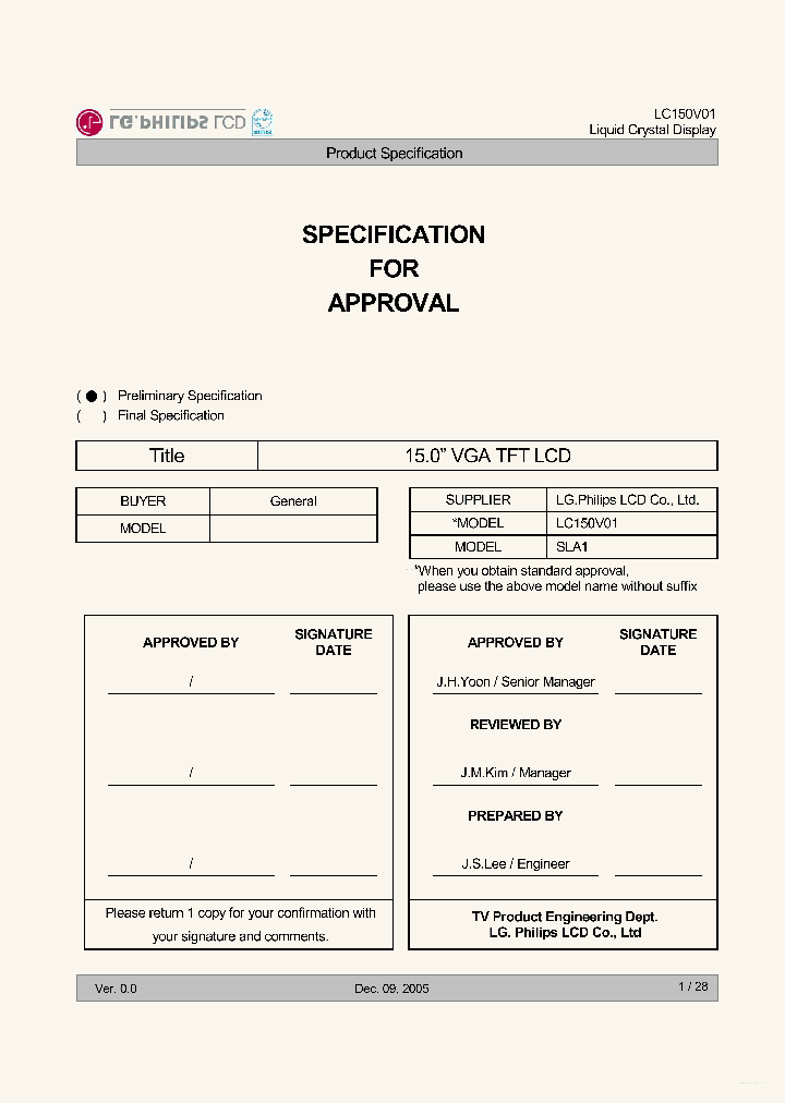 LC150V01-SLA1_4462723.PDF Datasheet