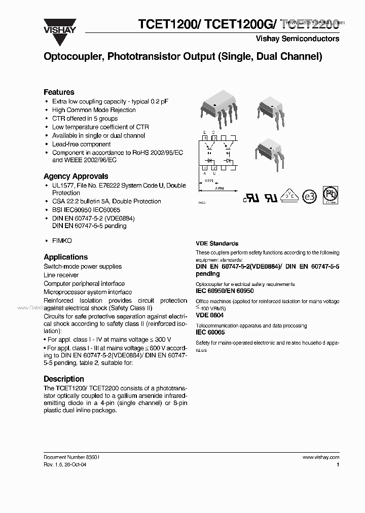 TCET2200_4463137.PDF Datasheet