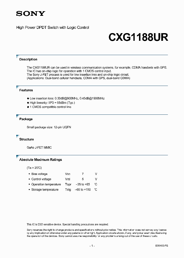 CXG1188UR_4464964.PDF Datasheet