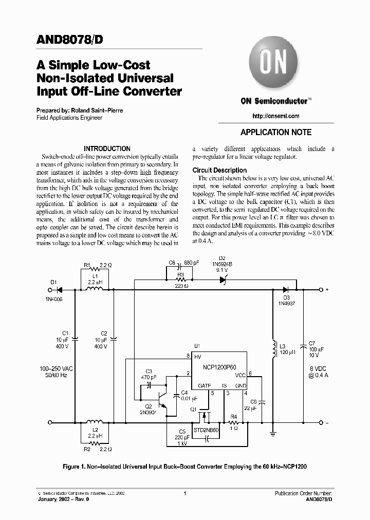 NCP1200AP40_4466619.PDF Datasheet
